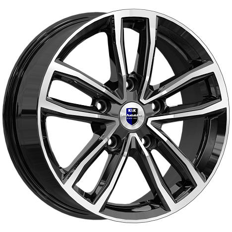R17 6,5*17 5*108 +33 60,1 КиК Каланг КС1086 Алмаз черный Автомобильный диск